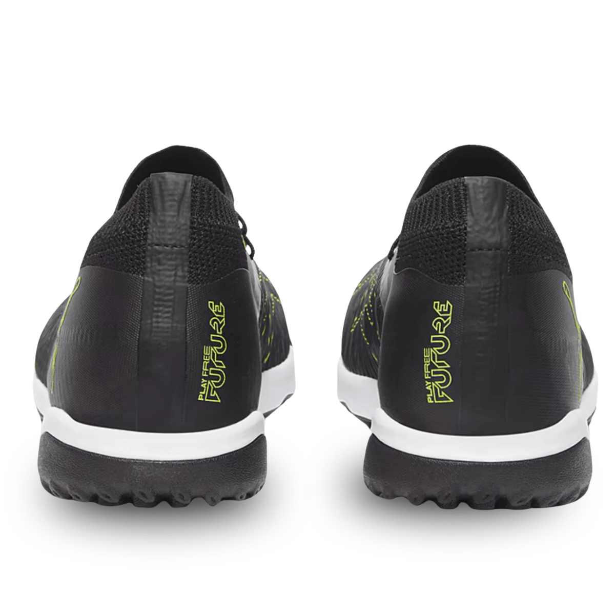 Puma Future 8 Match Turf Soccer Shoes (Black/Fizzy Light/Green) | SoccerWearhouse