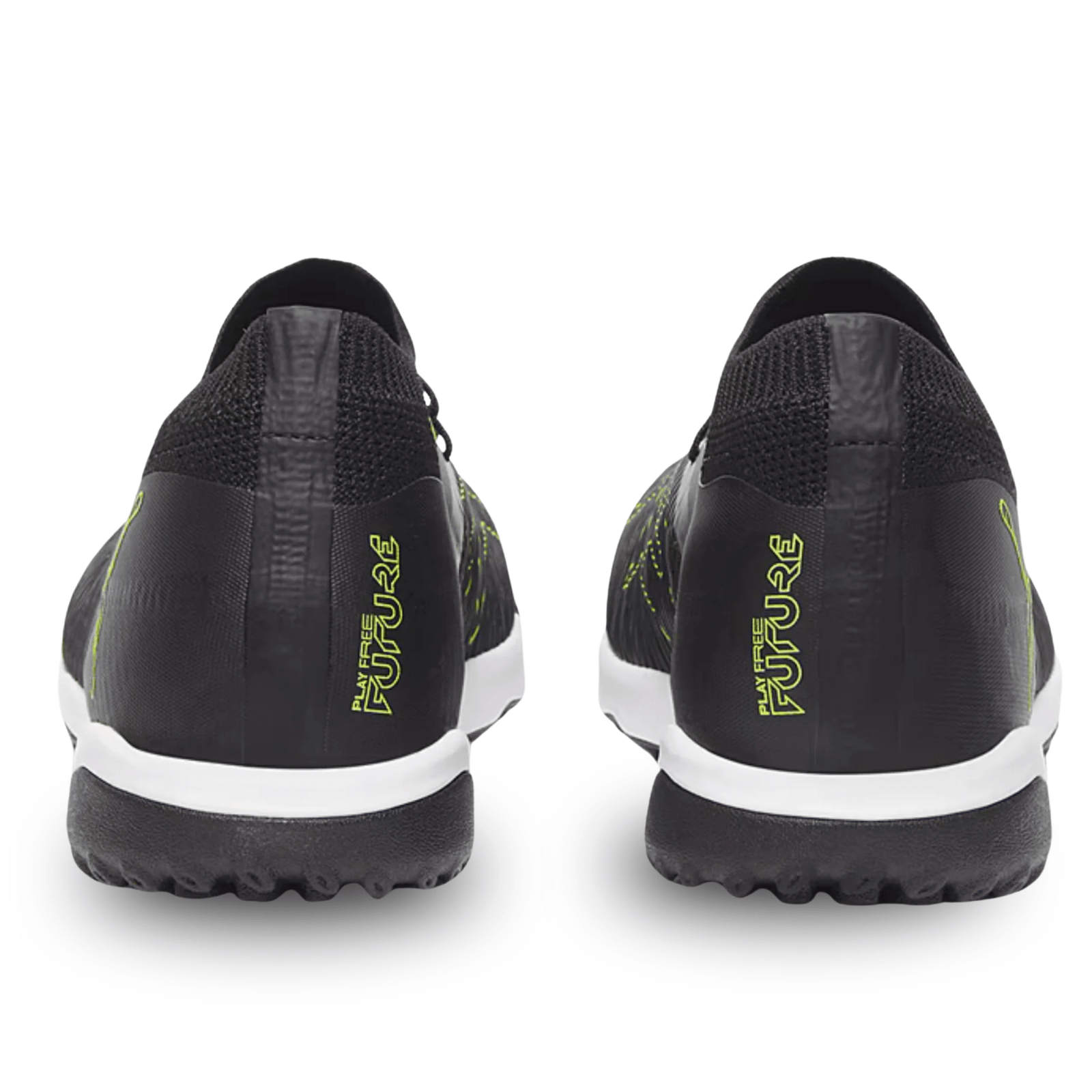 Puma Future 8 Match Turf Soccer Shoes (Black/Fizzy Light/Green) | SoccerWearhouse
