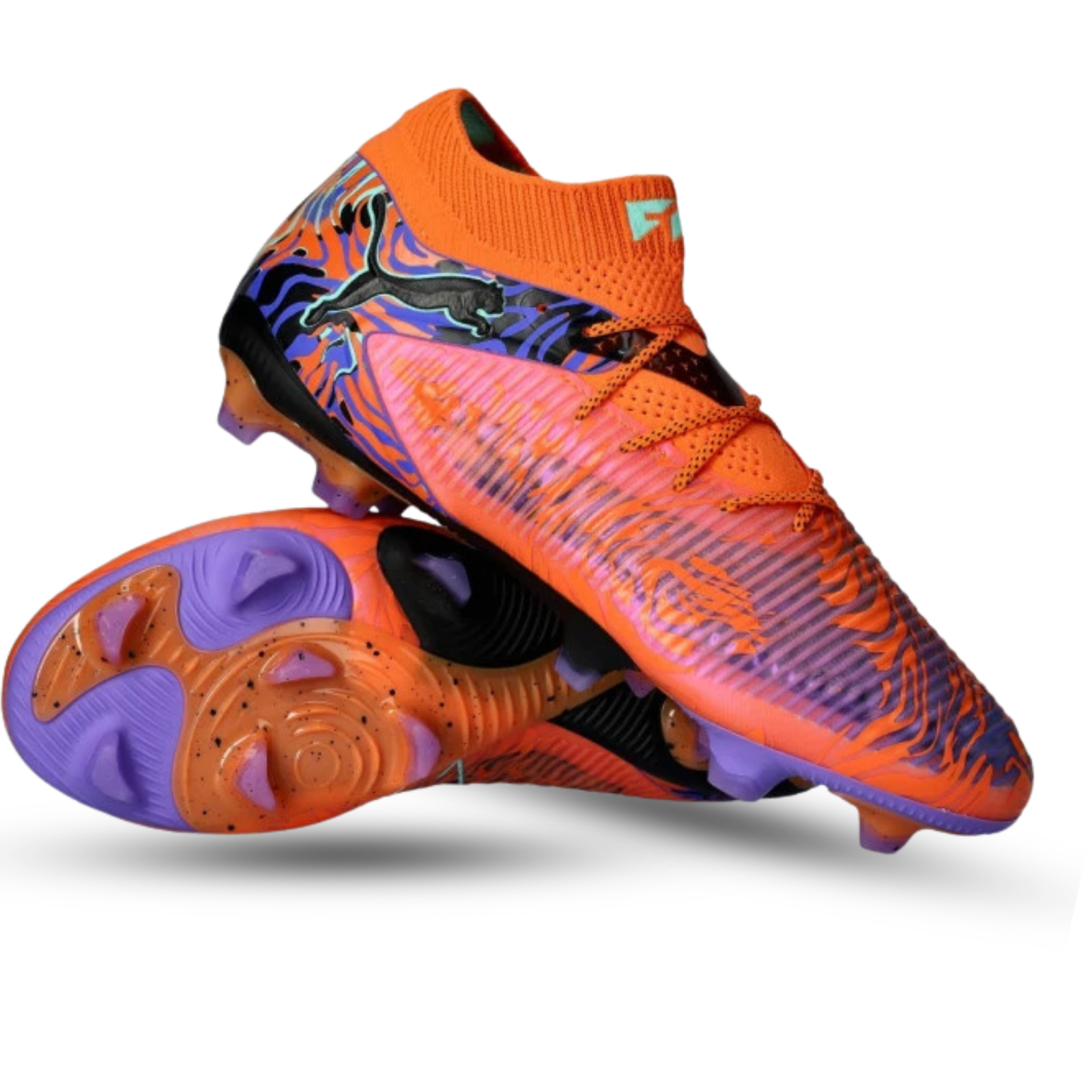 Puma Future 8 Ultimate Creativity FG Soccer Cleats (Orange Poppy/Dark Amethyst) | SoccerWearhouse