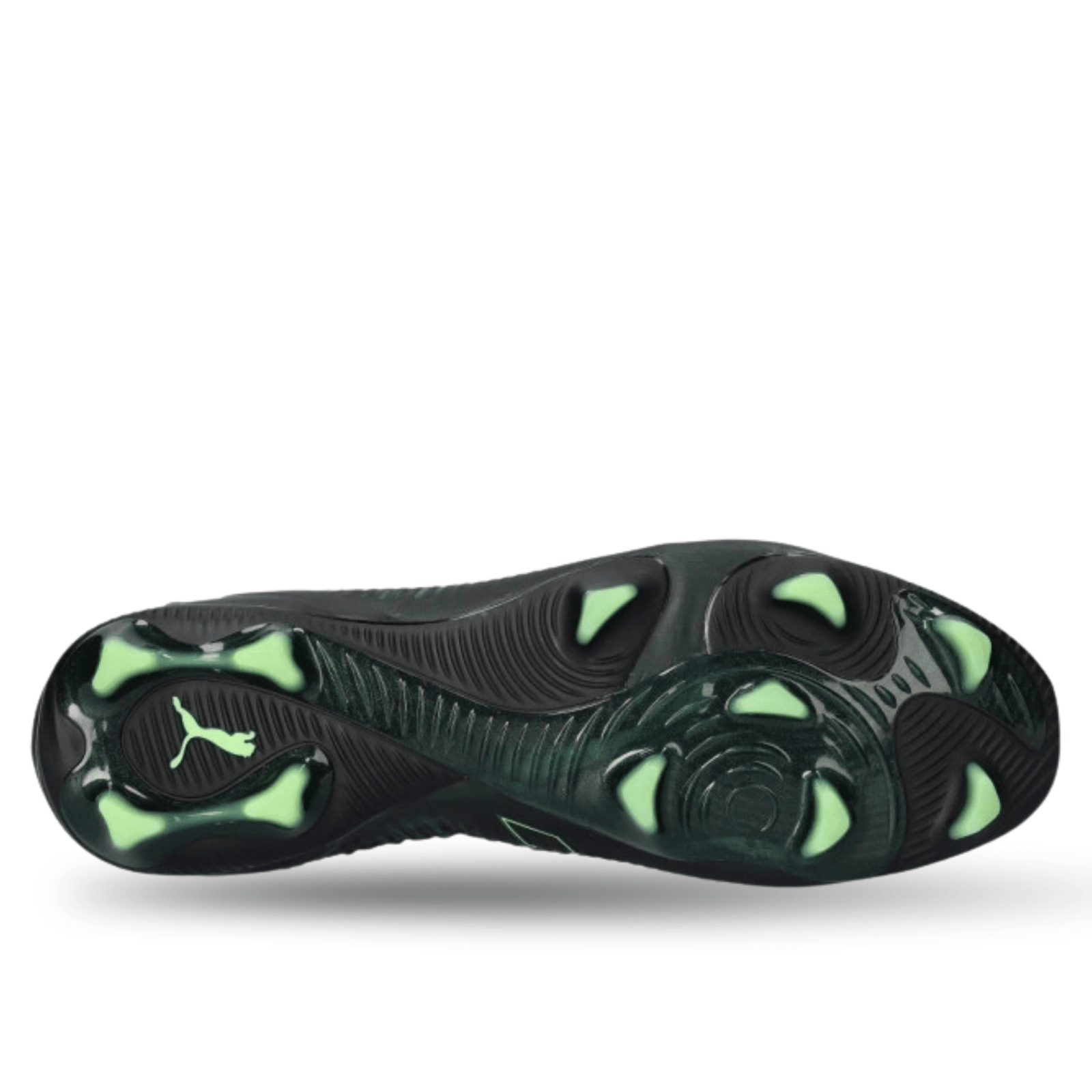 Puma Future 8 Ultimate Firm Ground Soccer Cleats (Black/Fizzy Light/Green) | SoccerWearhouse