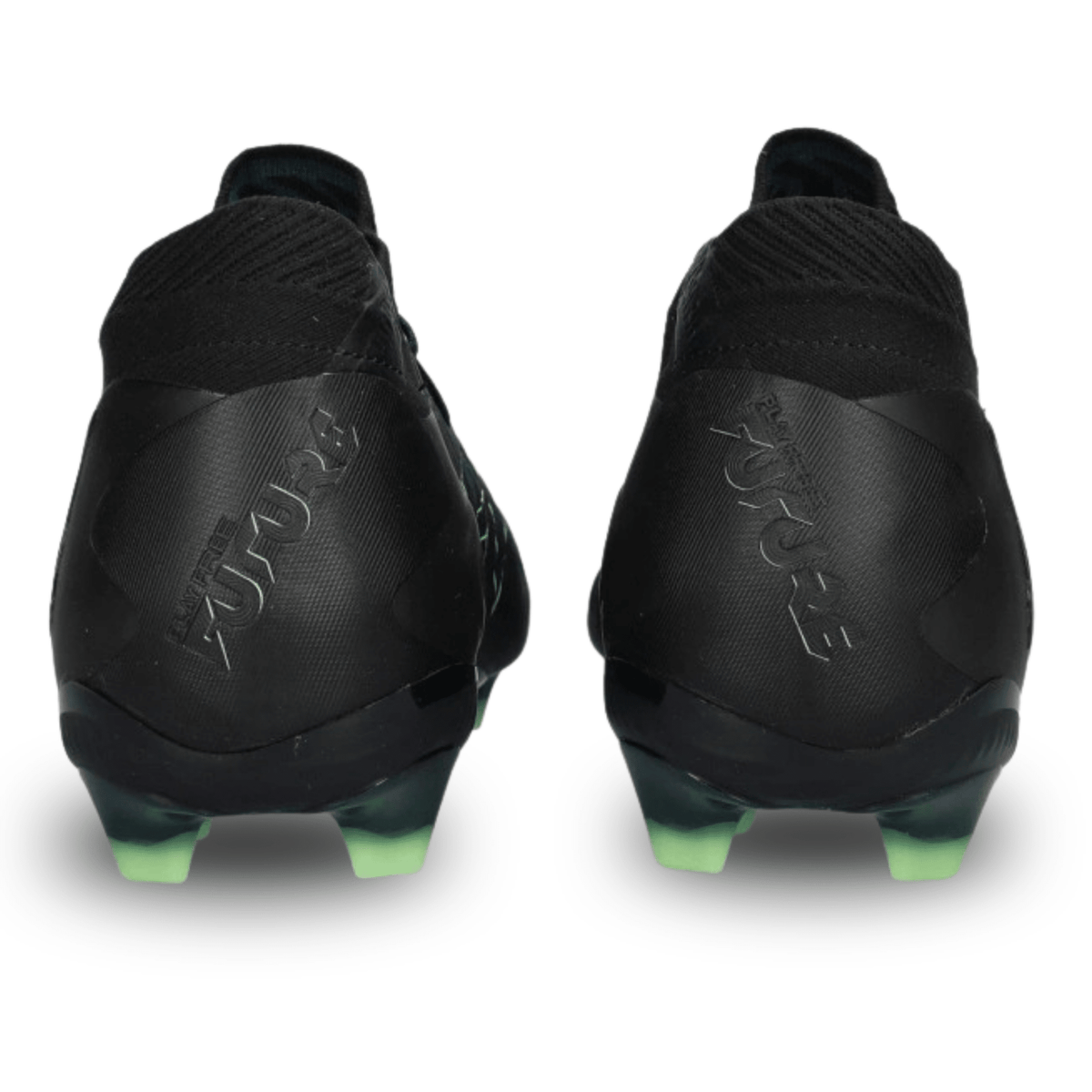 Puma Future 8 Ultimate Firm Ground Soccer Cleats (Black/Fizzy Light/Green) | SoccerWearhouse