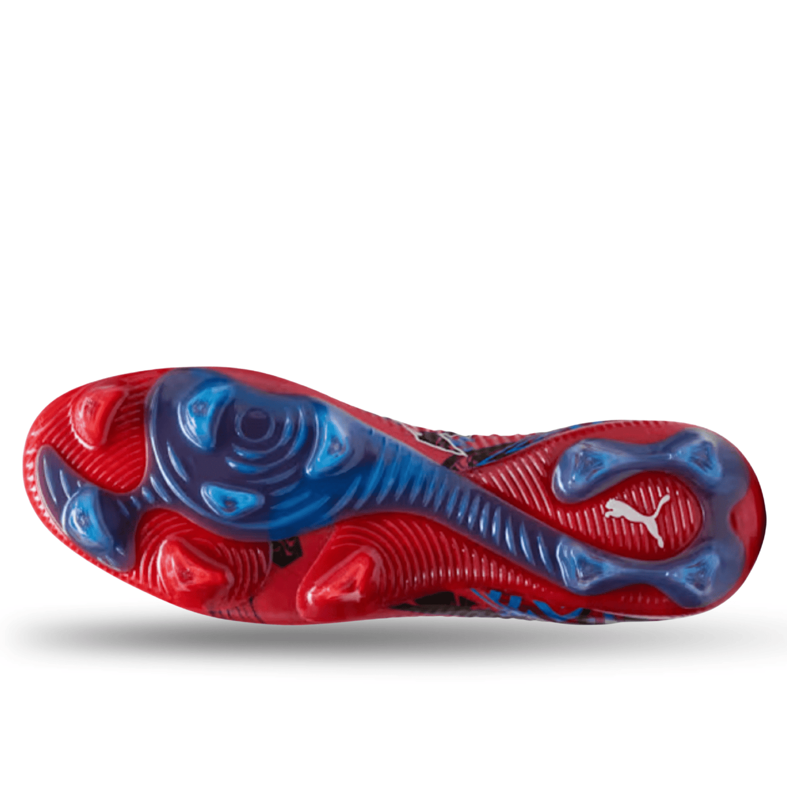 Puma Future 8 Ultimate Playmaker Firm Ground Soccer Cleats (Red/Black/Blue/Pink Pixel) | SoccerWearhouse