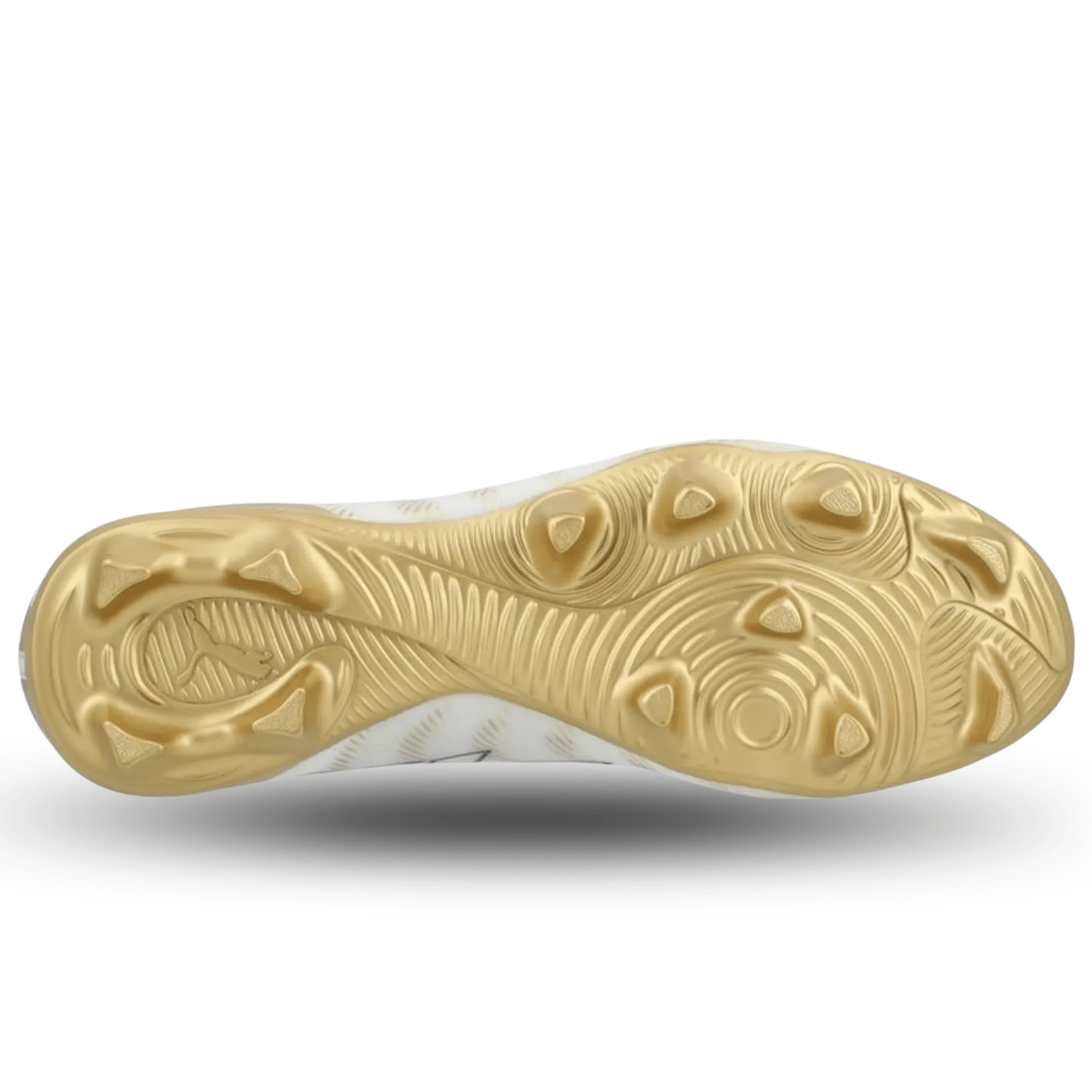 Puma Future 9 Pro FG/AG Soccer Cleats (White/Gold) | SoccerWearhouse