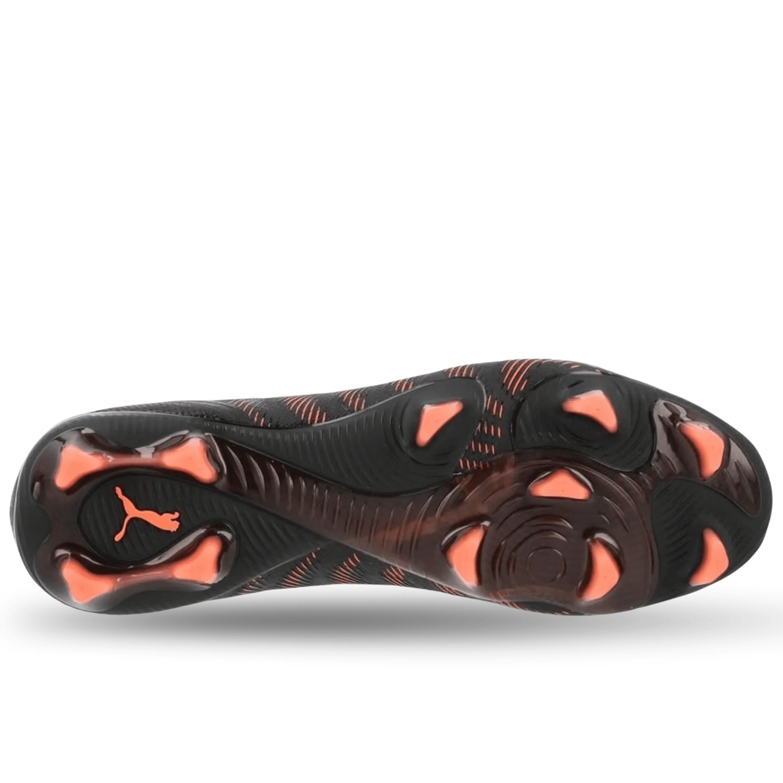 PUMA Future 9 Ultimate FG Soccer Cleats (Puma Black/Glowing Red/Gray) | SoccerWearhouse