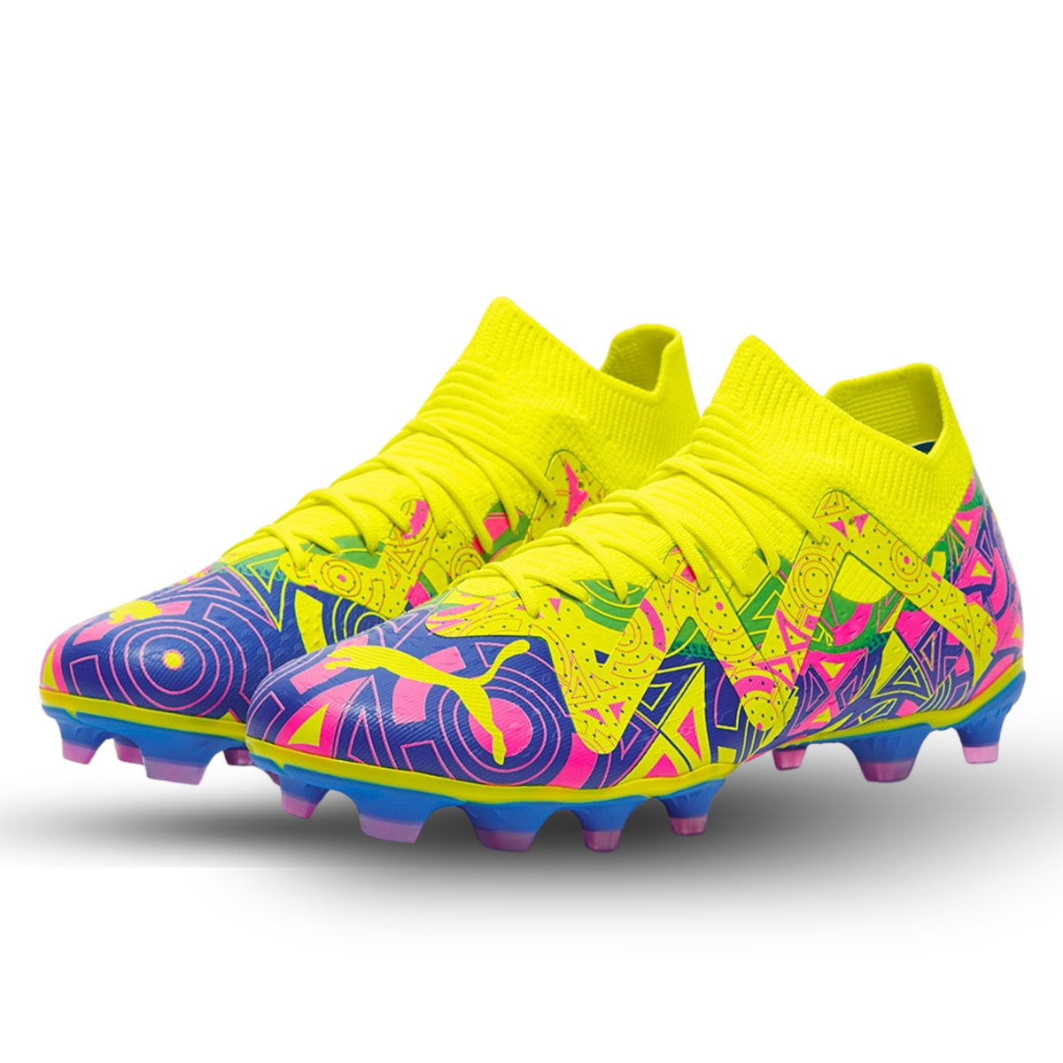 Puma Future Match Energy FG/AG Soccer Cleats (Ultra Blue/Yellow Alert) | SoccerWearhouse