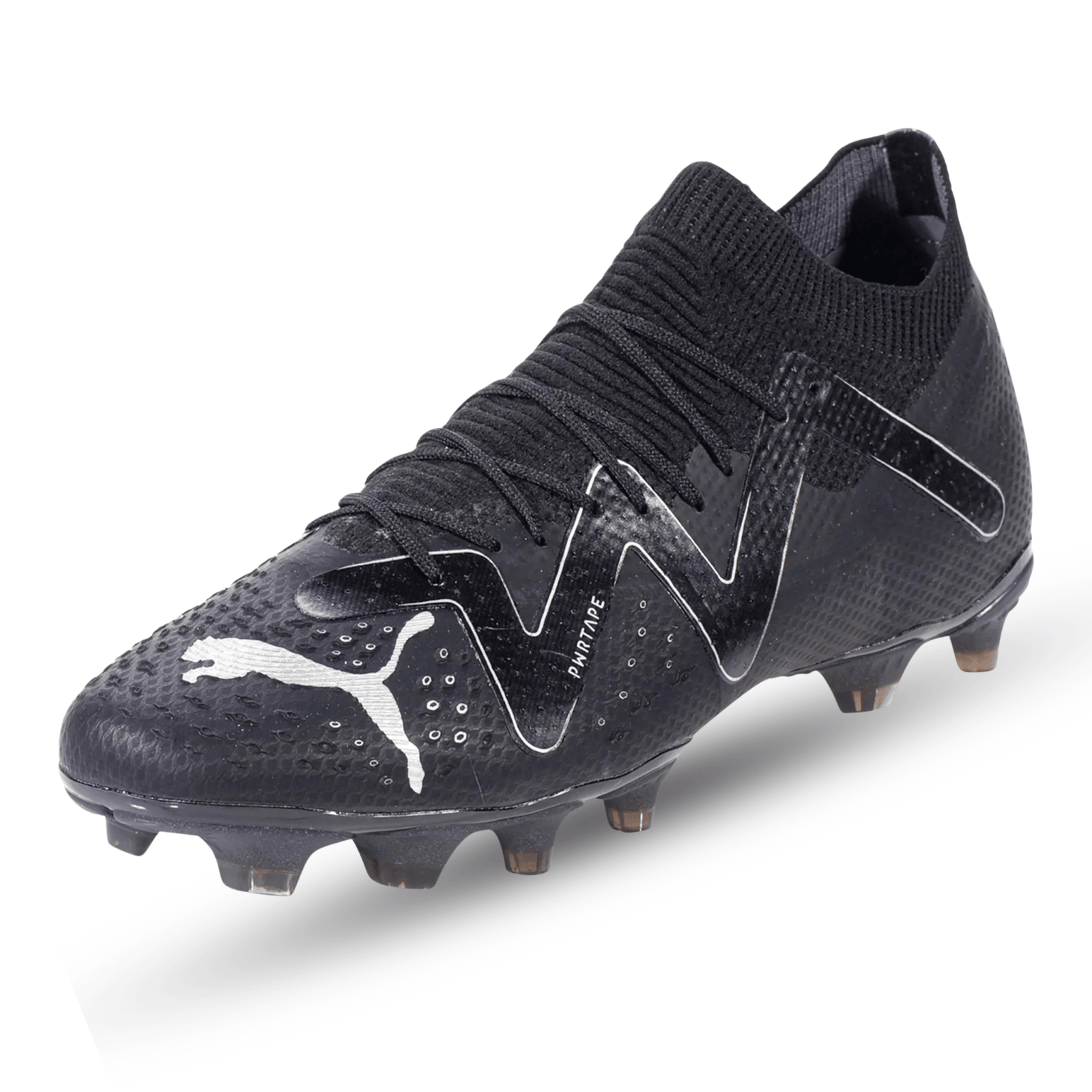 Puma Future Pro FG/AG Soccer Cleats (Puma Black/Puma Silver) | SoccerWearhouse