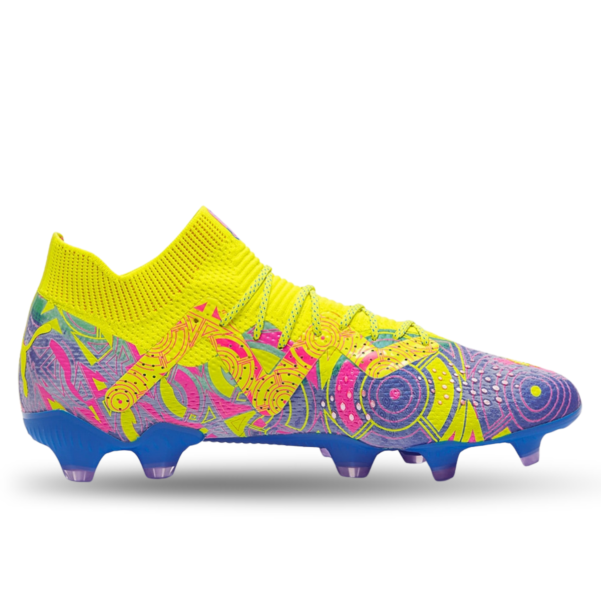 Puma Future Ultimate Energy FG/AG Soccer Cleats (Ultra Blue/Yellow Alert) | SoccerWearhouse