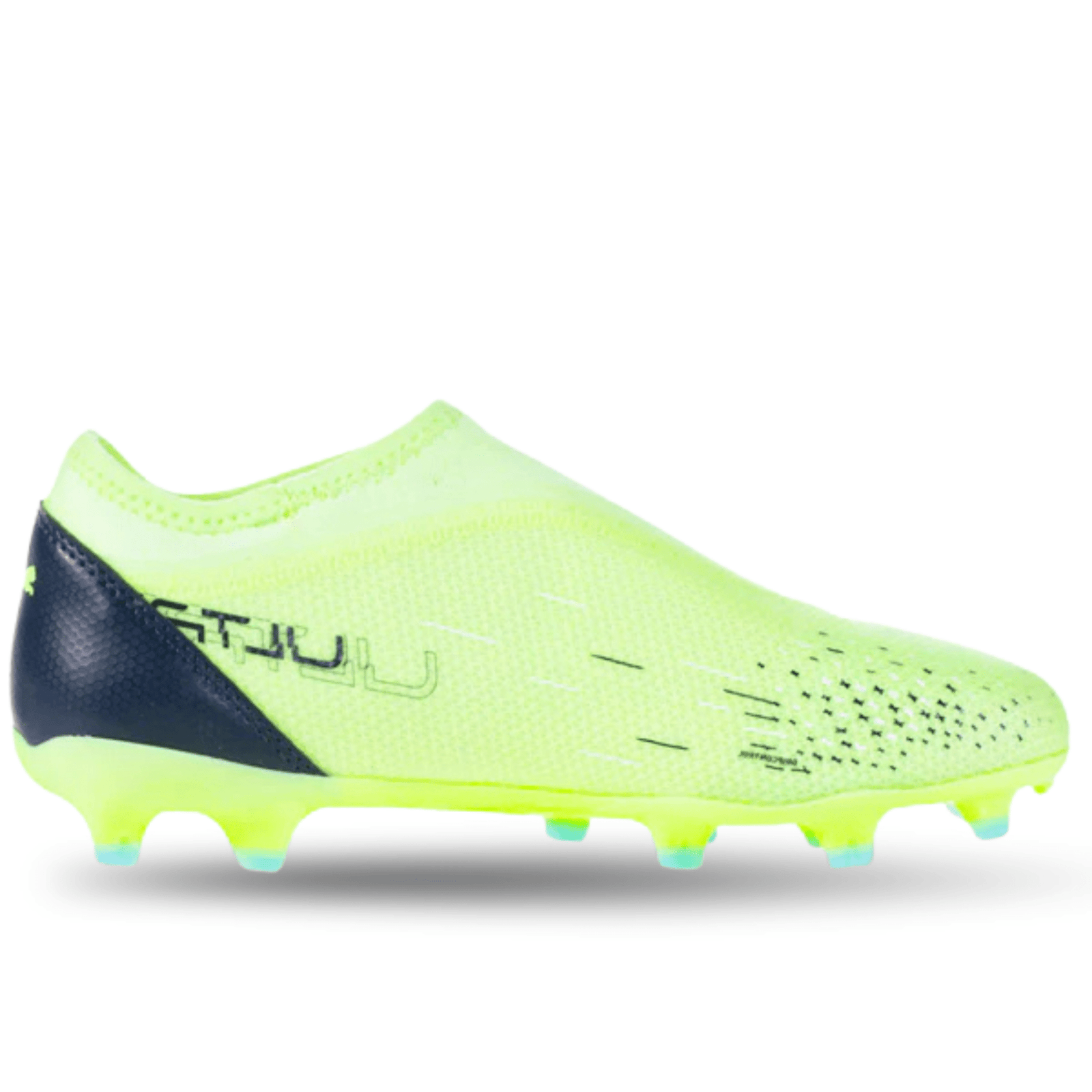 Puma Jr. Ultra Match LL FG/AG Soccer Shoes (Fizzy Light/Parisian Blue) | SoccerWearhouse