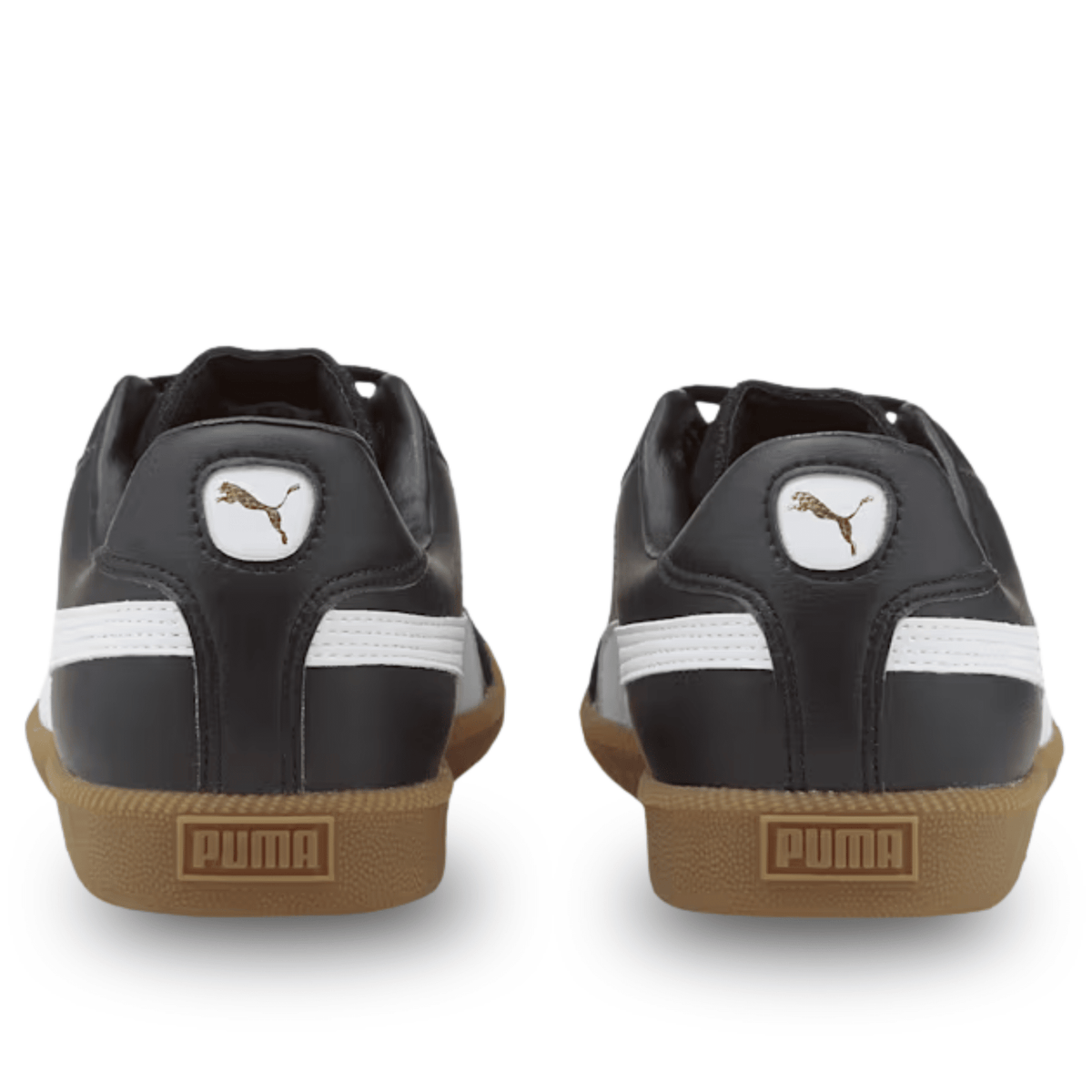 Puma King 21 Indoor Soccer Shoes (Puma Black/Puma White/Gum) | SoccerWearhouse
