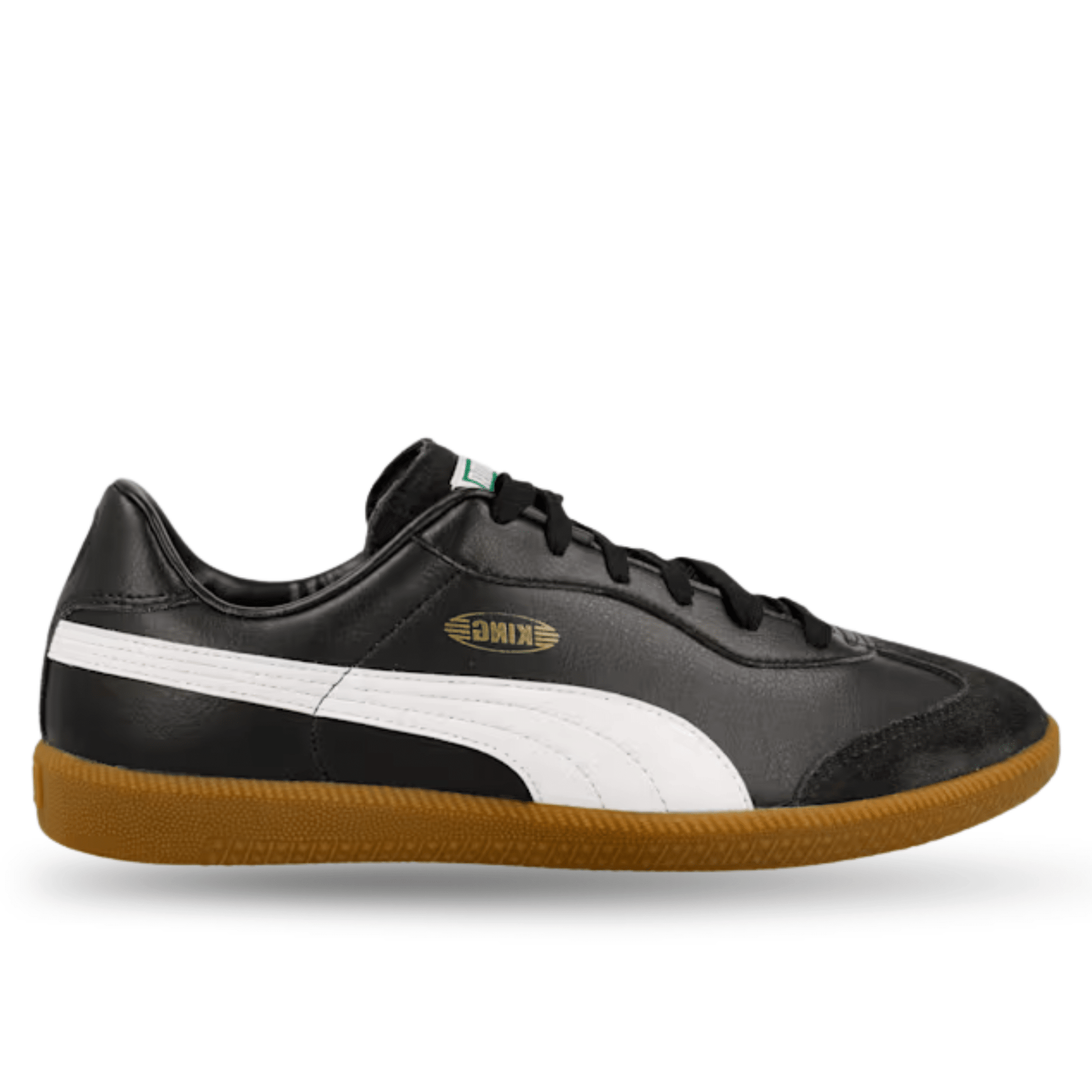 Puma King 21 Indoor Soccer Shoes (Puma Black/Puma White/Gum)