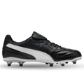 Puma King Liga FG/AG Soccer Cleats (Black/White)