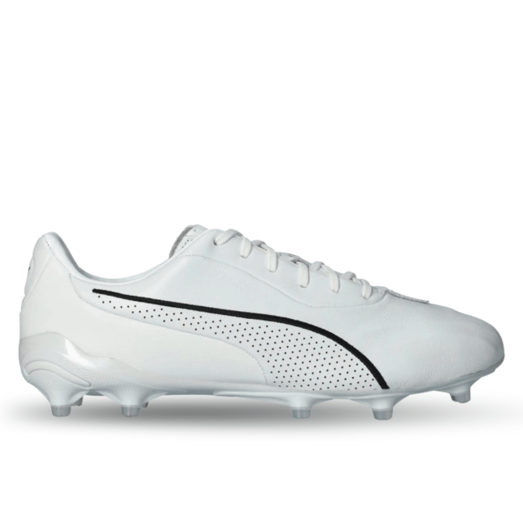 PUMA KING PLATINUM FG/AG 26cm ブラック/ホワイト PUMA King Platinum FG/AG Soccer Cleats (White/Metallic Gold/Black)