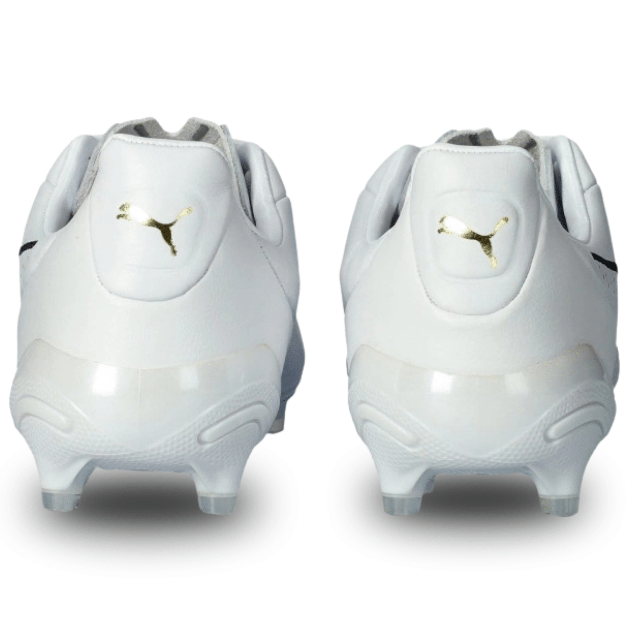 PUMA King Platinum FG/AG Soccer Cleats (White/Metallic Gold/Black) PUMA King Platinum FG/AG Soccer Cleats (White/Metallic Gold/Black)