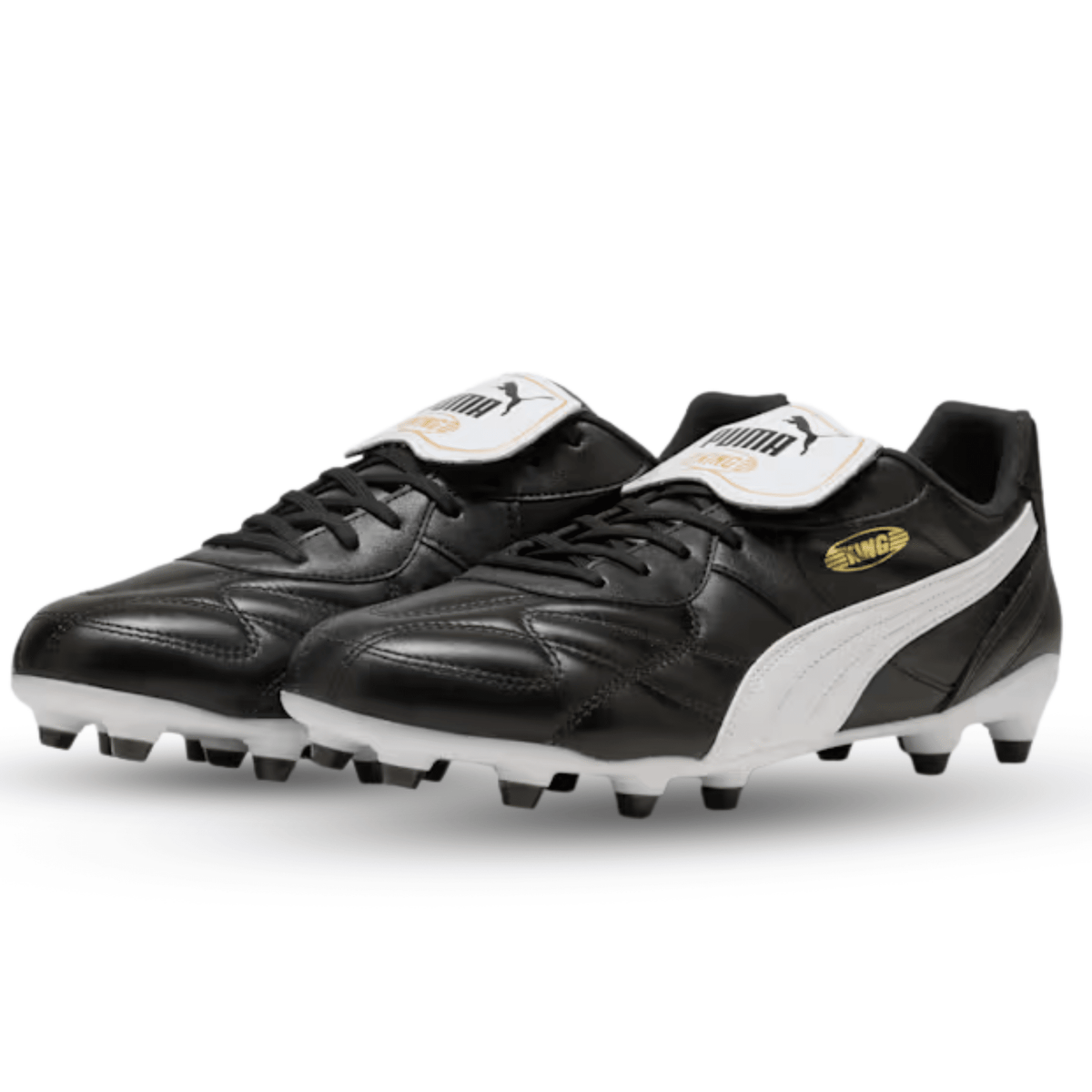 Puma King Top FG/AG Soccer Cleats (Black) | SoccerWearhouse