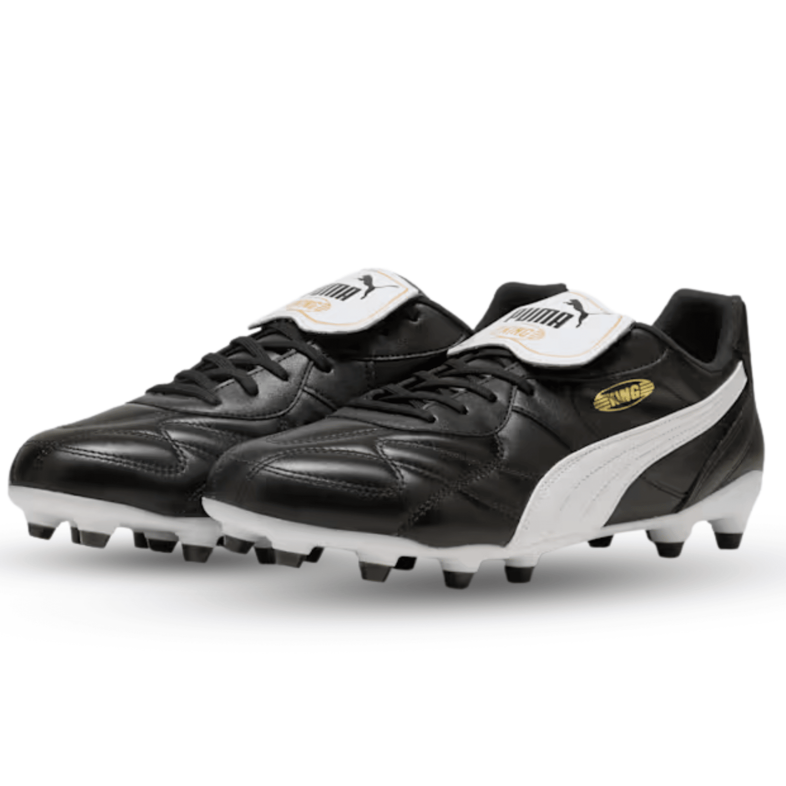 Puma King Top FG/AG Soccer Cleats (Black) | SoccerWearhouse