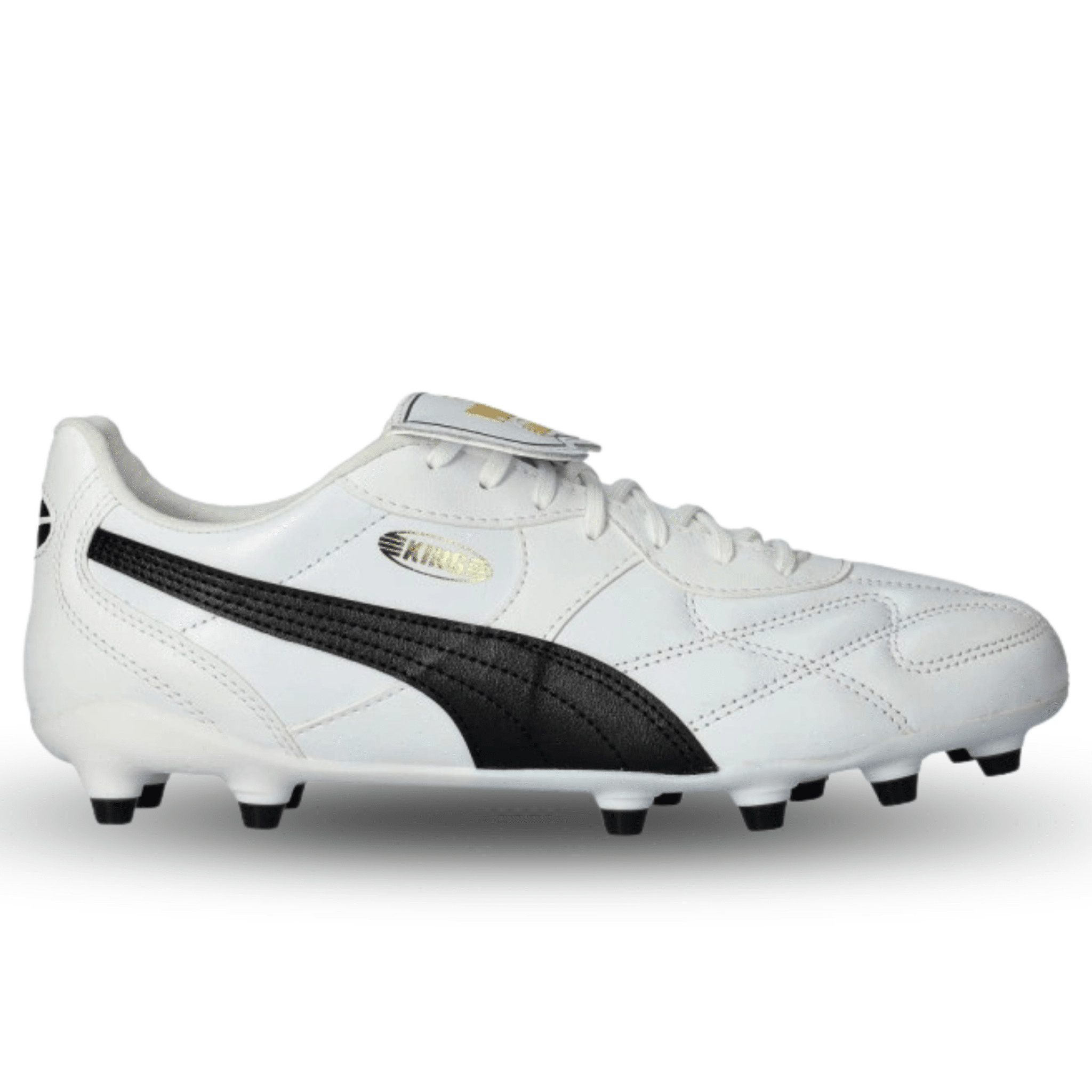 Puma King Top FG/AG Soccer Cleats (White)