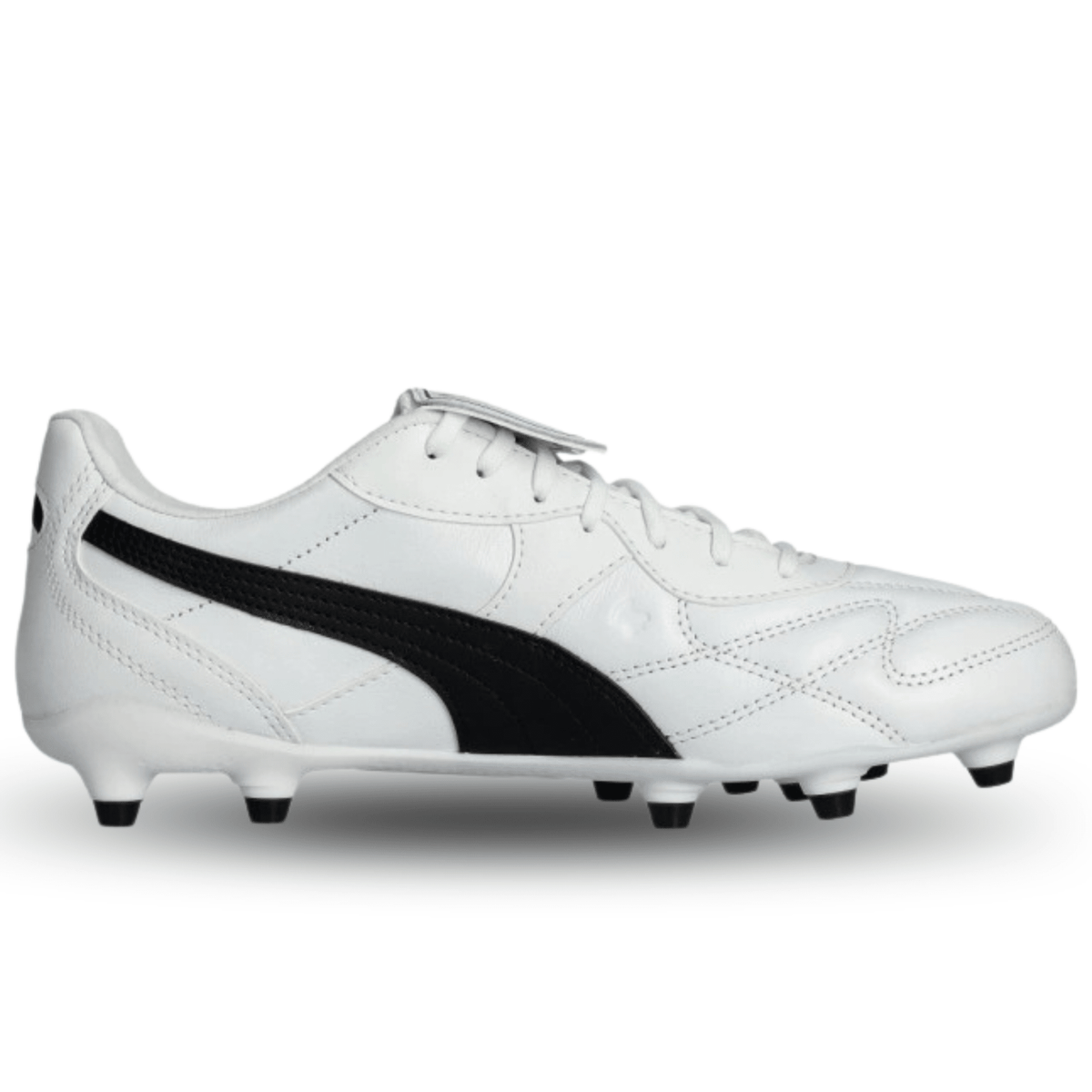 Puma King Top FG/AG Soccer Cleats (White) | SoccerWearhouse
