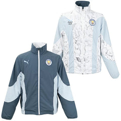 Puma Manchester City 25/26 Kid Super Reversible Jacket (Grey Skies/Tea