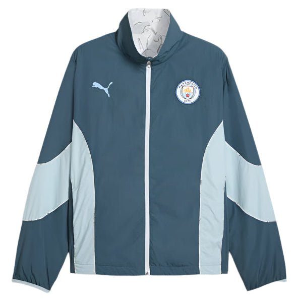 Puma Manchester City 25/26 Kid Super Reversible Jacket (Grey Skies/Tea