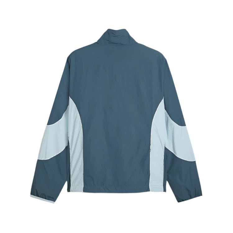 Puma Manchester City 25/26 Kid Super Reversible Jacket (Grey Skies/Team Light Blue) | SoccerWearhouse