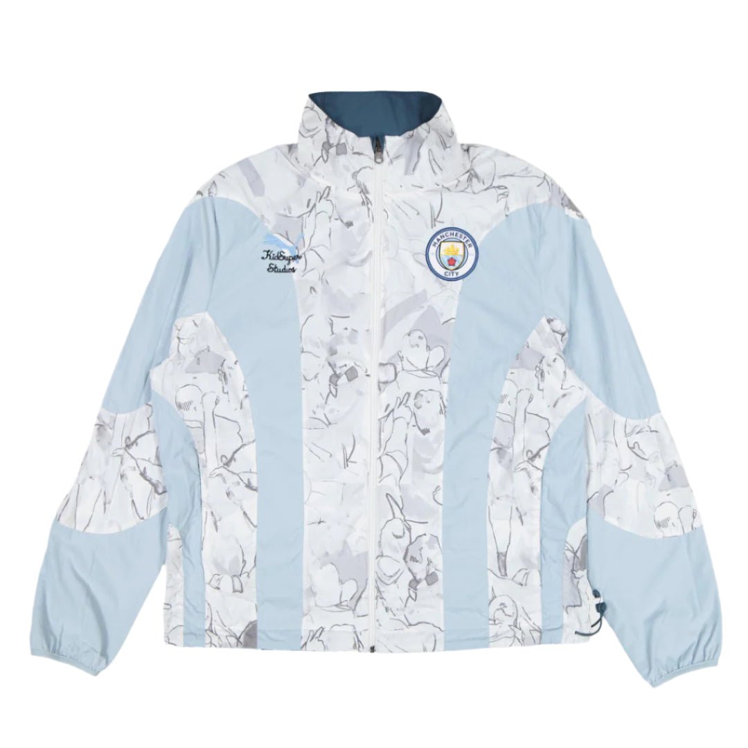 Puma Manchester City 25/26 Kid Super Reversible Jacket (Grey Skies/Tea