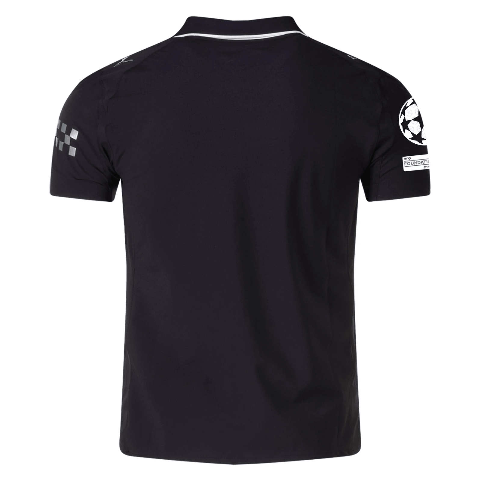 Puma Manchester City Authentic Away Jersey w/ Champions League Patches 25/26 (Puma Black) | SoccerWearhouse