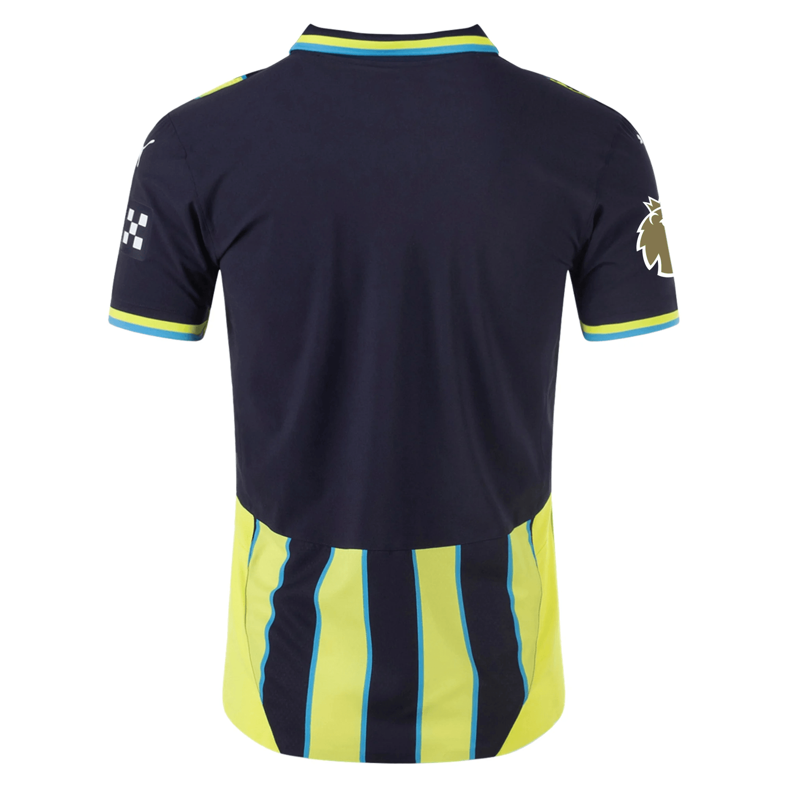 Puma Manchester City Authentic Kyle Walker Away Jersey w/ EPL + Club World Cup Patch 24/25 (New Navy/Yellow Glow) | SoccerWearhouse