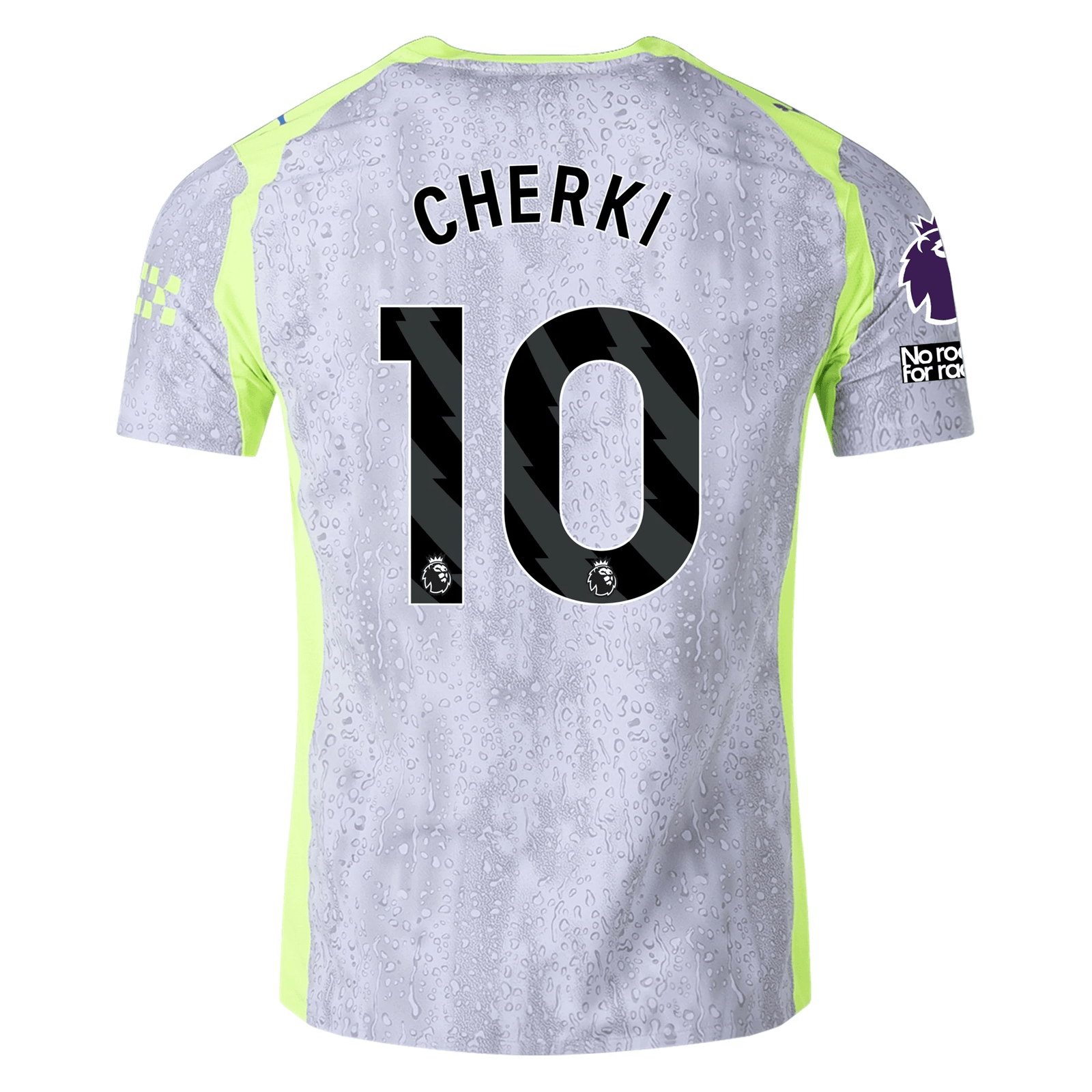 Puma Manchester City Authentic Cherki Third Jersey w/ EPL + No Room For Racism 25/26 (Cool Weather/Pro Green) | SoccerWearhouse