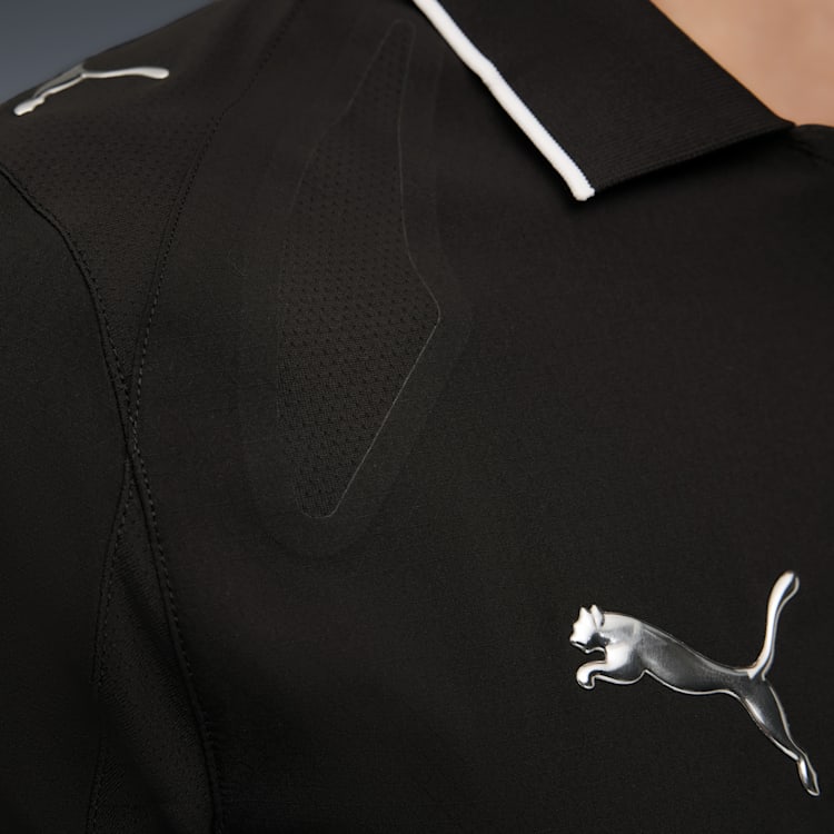 Puma Manchester City Authentic Erling Haaland Away Jersey w/ Champions League Patches 25/26 (Puma Black) | SoccerWearhouse
