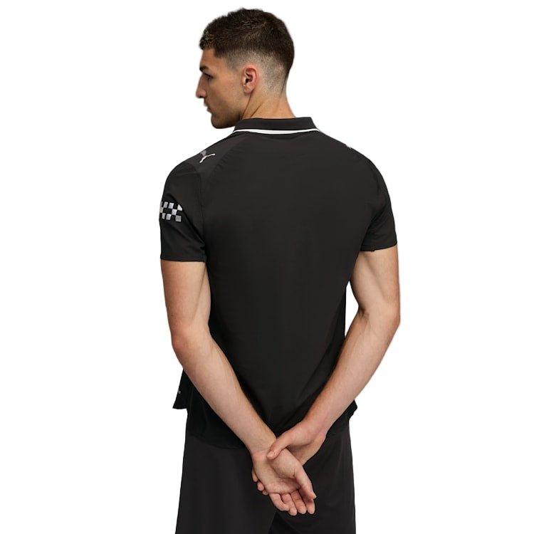 Puma Manchester City Authentic Erling Haaland Away Jersey w/ Champions League Patches 25/26 (Puma Black) | SoccerWearhouse