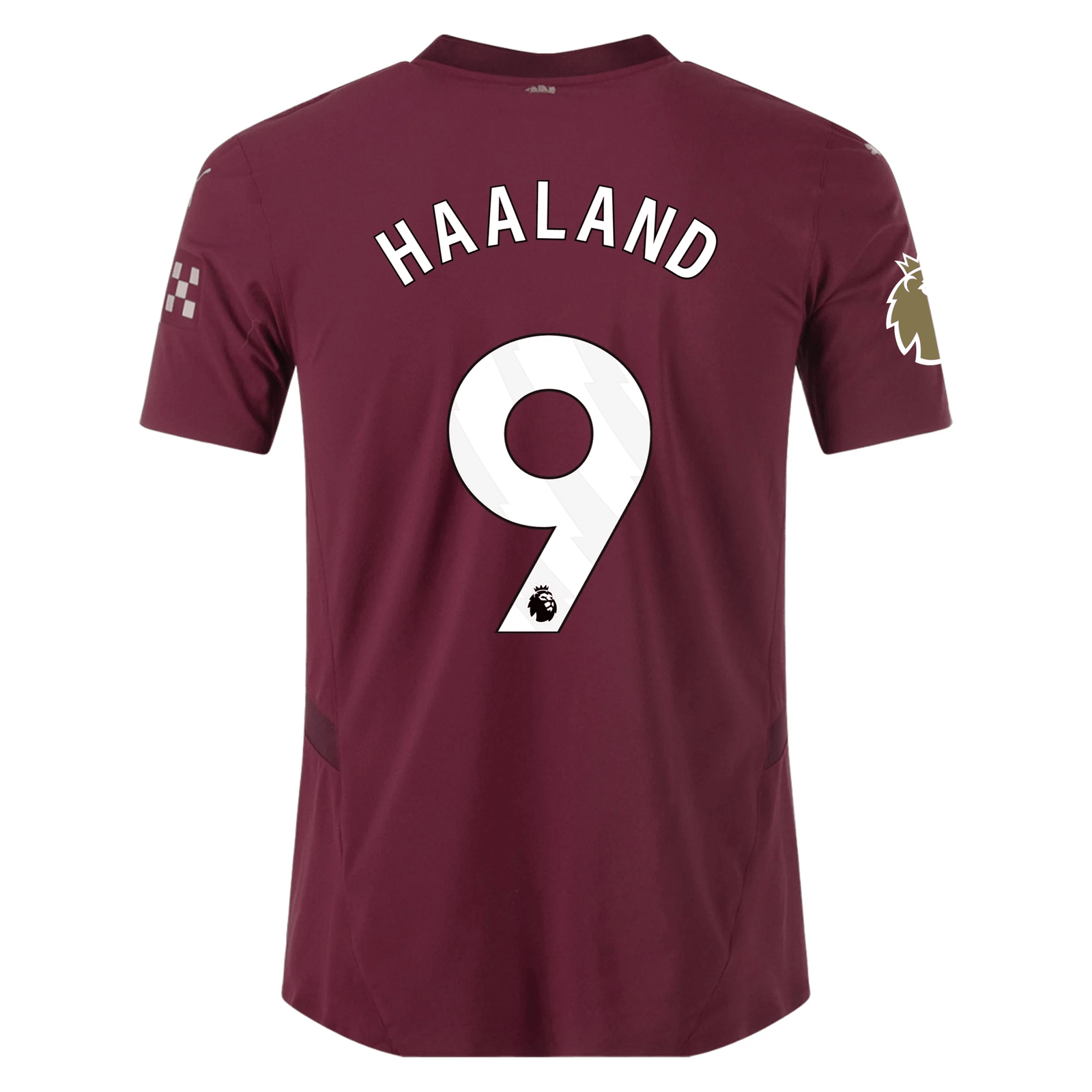 Puma Manchester City Authentic Erling Haaland Third Jersey w/ EPL + Club World Cup Patch 24/25 (Dark Jasper) | SoccerWearhouse