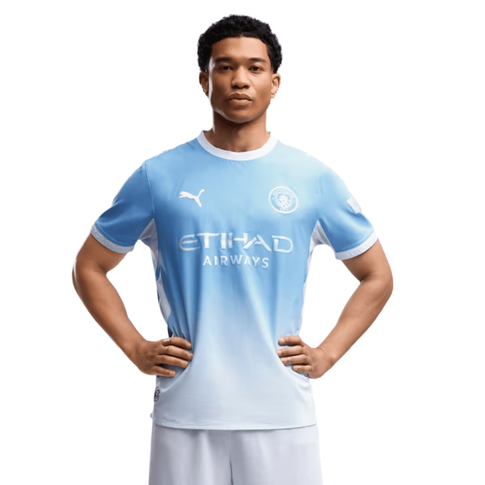 Puma Manchester City Authentic Home Jersey w/ Box 26/27 (Light Blue/Icy Blue) | SoccerWearhouse