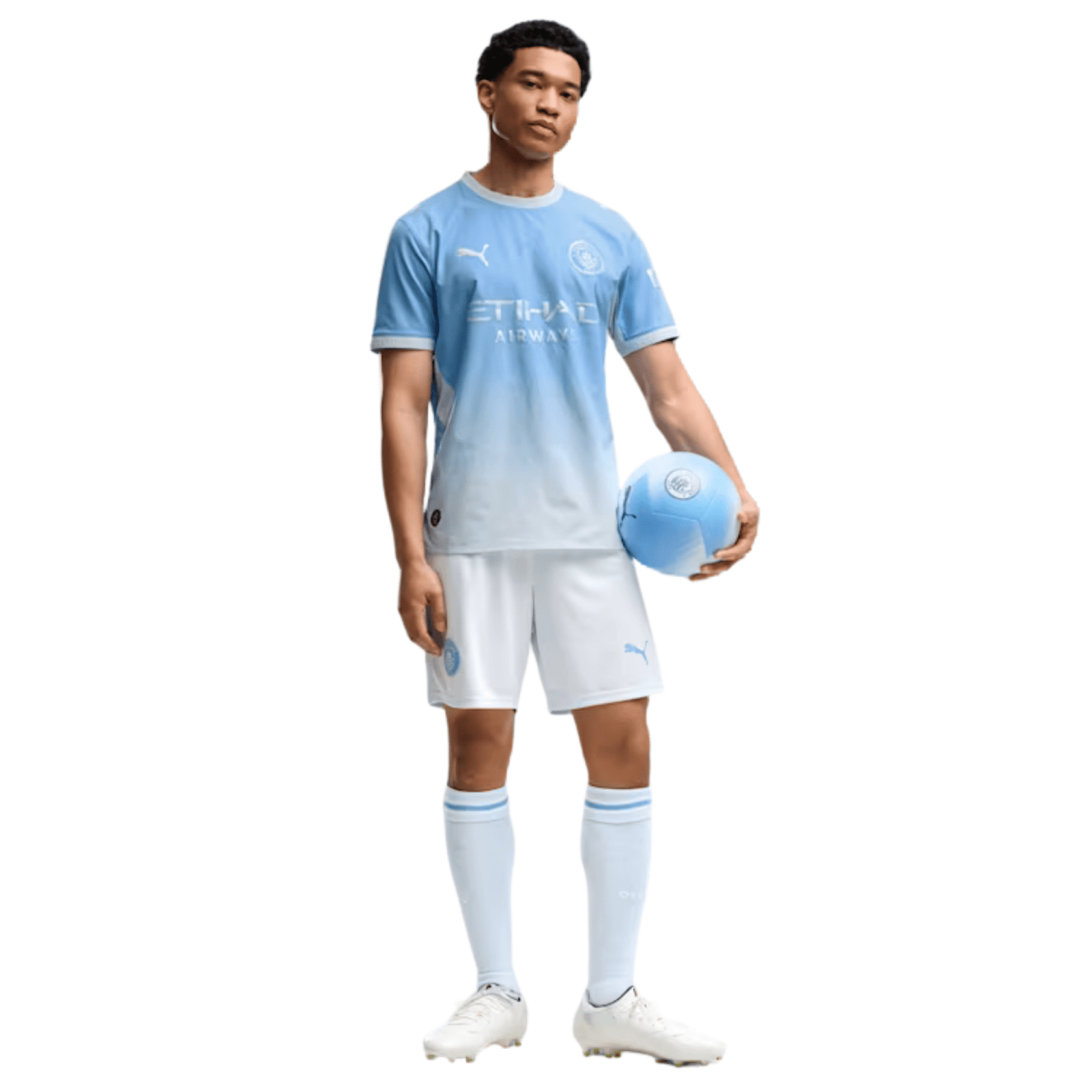 Puma Manchester City Authentic Home Jersey w/ Box 26/27 (Light Blue/Icy Blue) | SoccerWearhouse