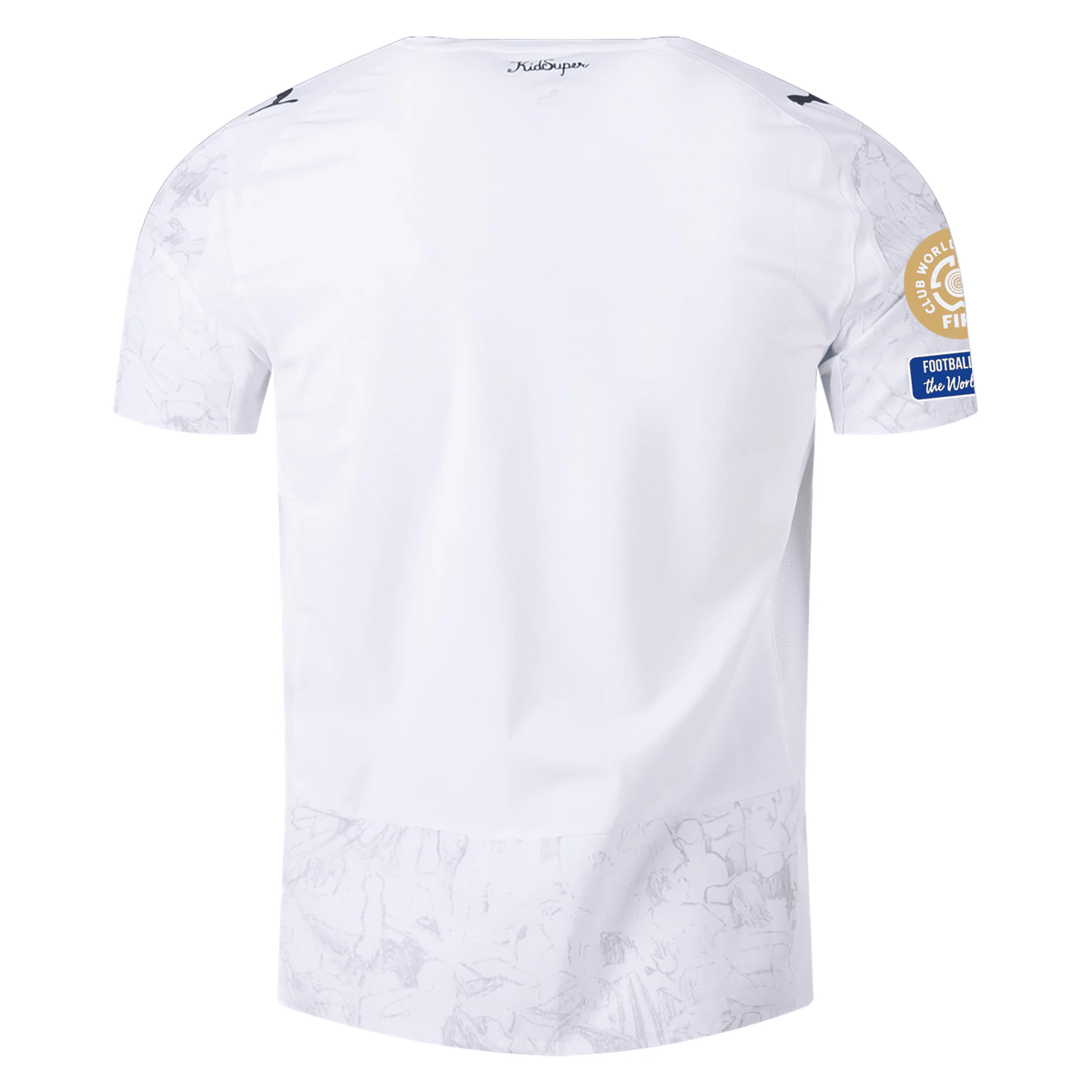 Puma Manchester City Authentic Kid Super Jersey w/ Club World Cup Patches 25/26 (Puma White/Puma Black) | SoccerWearhouse