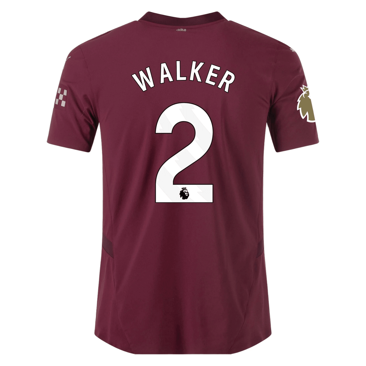 Puma Manchester City Authentic Kyle Walker Third Jersey w/ EPL + Club World Cup Patch 24/25 (Dark Jasper) | SoccerWearhouse