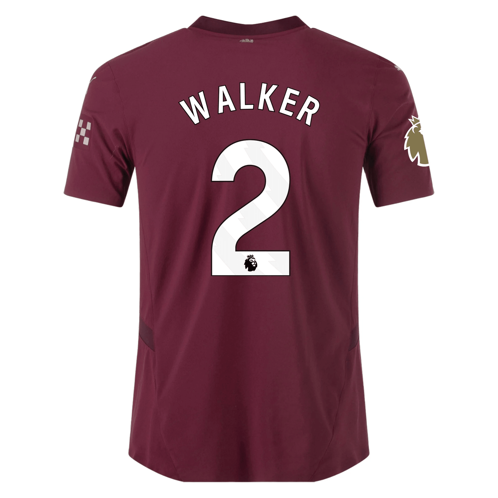 Puma Manchester City Authentic Kyle Walker Third Jersey w/ EPL + Club World Cup Patch 24/25 (Dark Jasper) | SoccerWearhouse