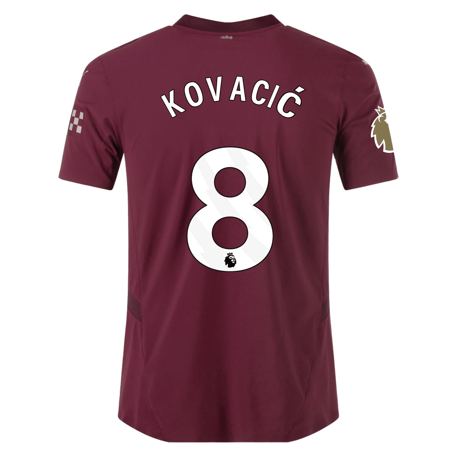 Puma Manchester City Authentic Mateo Kovačić Third Jersey w/ EPL + Club World Cup Patch 24/25 (Dark Jasper) | SoccerWearhouse