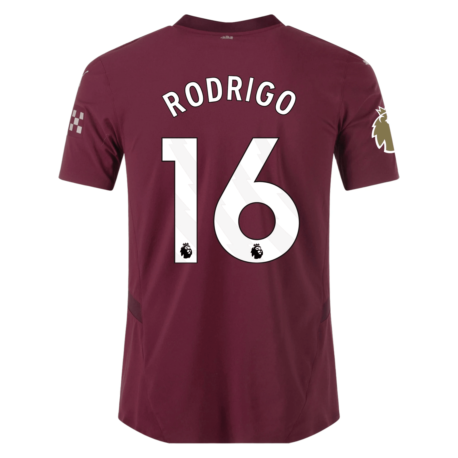 Puma Manchester City Authentic Rodrigo Third Jersey w/ EPL + Club World Cup Patch 24/25 (Dark Jasper) | SoccerWearhouse