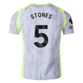 Puma Manchester City Authentic Stones Third Jersey w/ EPL + No Room For Racism 25/26 (Cool Weather/Pro Green)