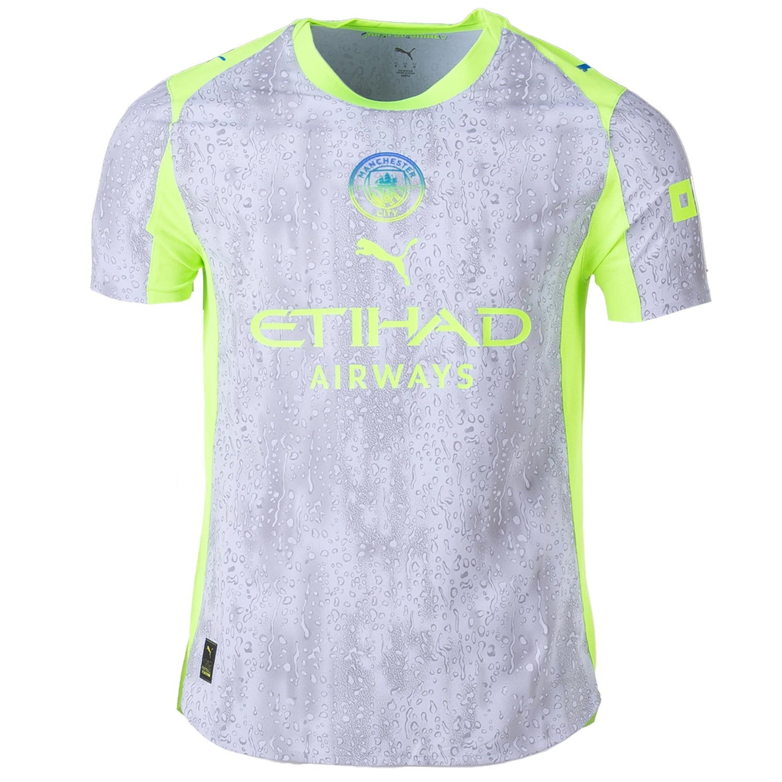 Puma Manchester City Authentic Third Jersey 25/26 (Cool Weather/Pro Green) | SoccerWearhouse