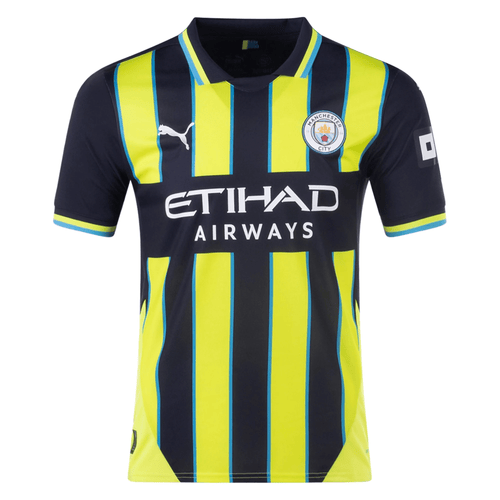 Puma Manchester City Away Jersey 24/25 (New Navy/Yellow Glow) - M