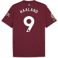 Puma Manchester City Erling Haaland Third Jersey w/ EPL + No Room For Racism + Club World Cup Patches24/25 (Dark Jasper)