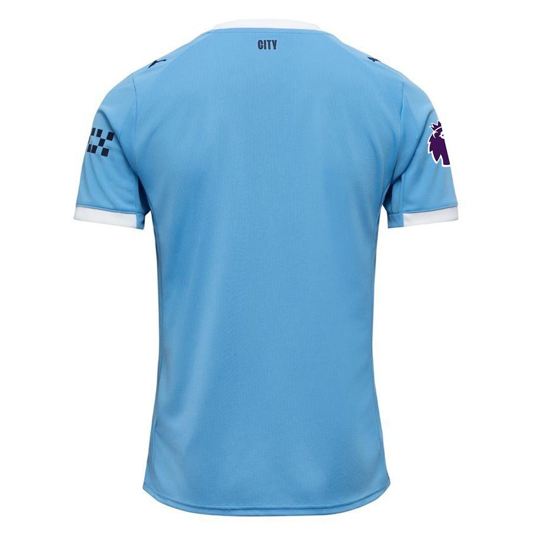 Puma Manchester City Home Jersey 25/26 w/ EPL + Sponsor Patch (Team Li