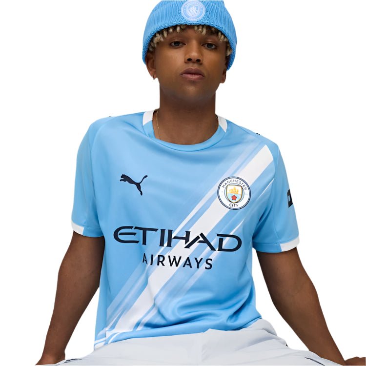 Puma Manchester City 25/26ユニ　O'Reilly 33 Puma O'Reilly Men's Manchester City Away Jersey 25/26 w/ NRFR + EPL Pa