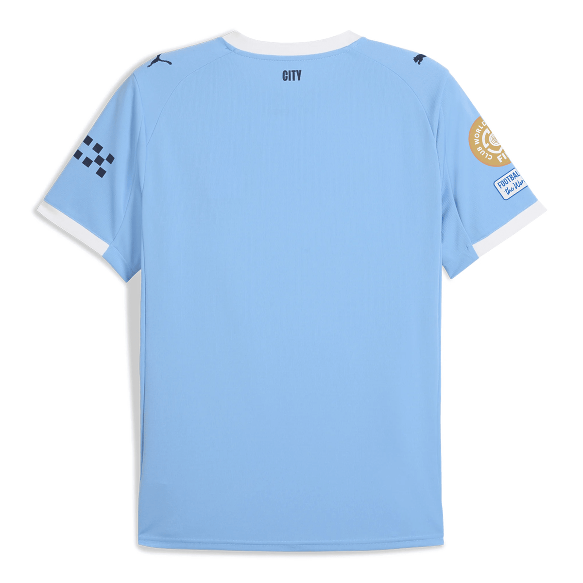 Puma Manchester City Home Jersey w/ Club World Cup Patches 25/26 (Team Light Blue/Puma White) | SoccerWearhouse