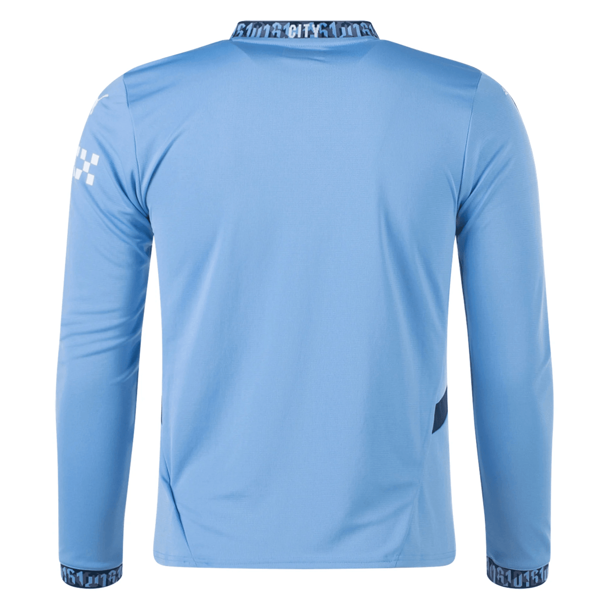 Puma Manchester City Home Long Sleeve Jersey 24/25 (Team Light/Marine Blue) | SoccerWearhouse