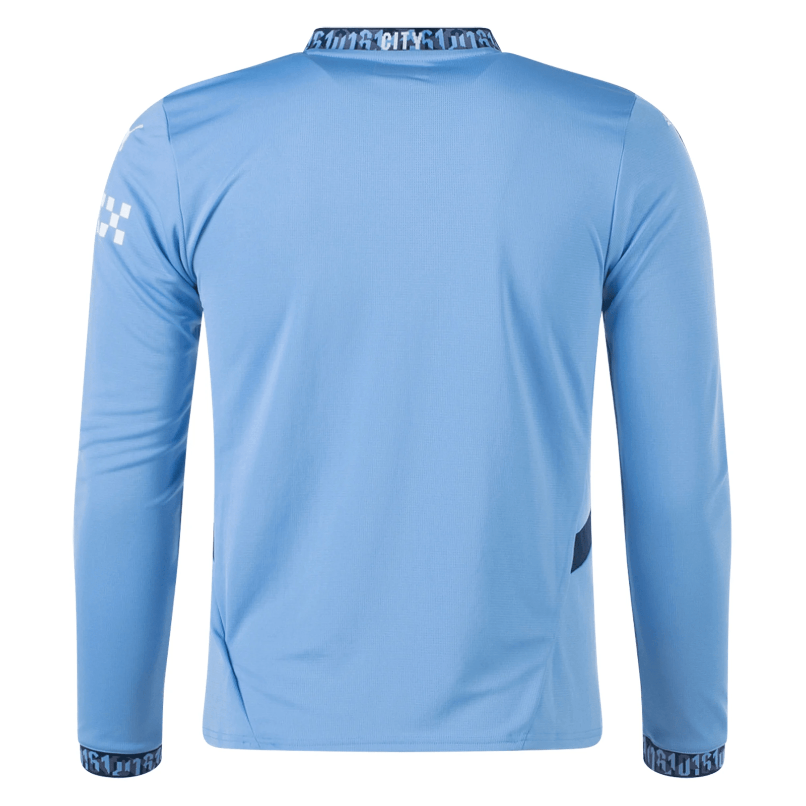 Puma Manchester City Home Long Sleeve Jersey 24/25 (Team Light/Marine Blue) | SoccerWearhouse