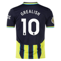 Puma Manchester City Jack Grealish Away Jersey w/ EPL + Club World Cup Patch 24/25 (New Navy/Yellow Glow)