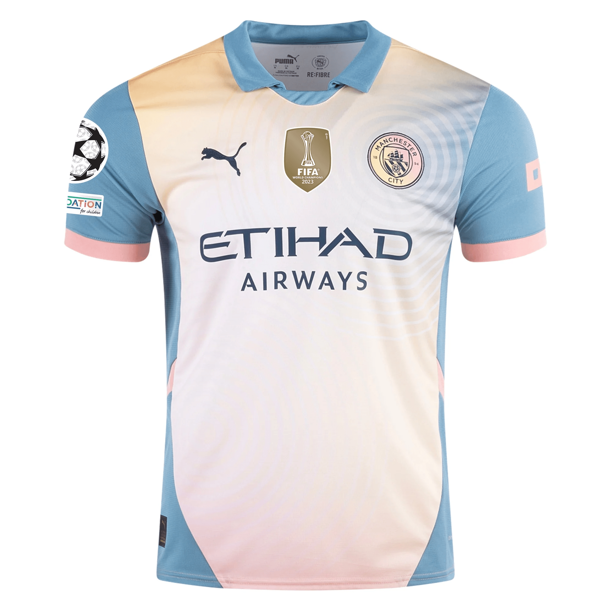 Puma Manchester City Erling Haaland Fourth Jersey w/ Champions League