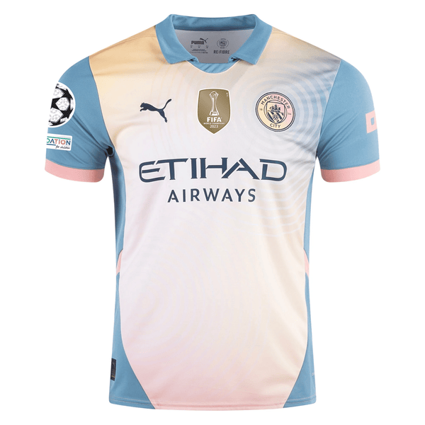 Puma Manchester City Erling Haaland Fourth Jersey w/ Champions League